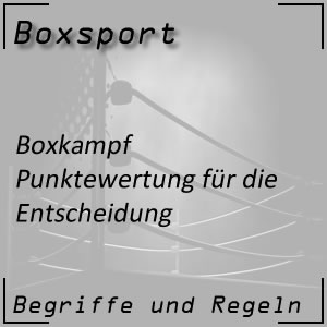 Punktewertung im Boxkampf