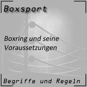 Boxring für den Boxsport