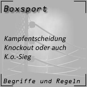 Boxen K.o.-Sieg