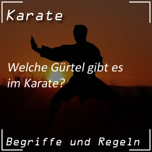 Gürtel im Karatesport