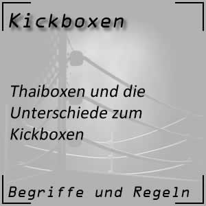 Kickboxen und Unterschied zum Thaiboxen