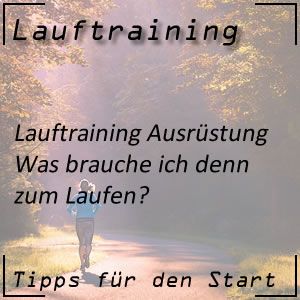 Ausrüstung zum Laufen