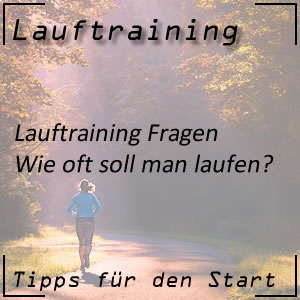 Lauftraining wie oft soll man laufen?