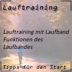 Lauftraining Laufband Funktionen