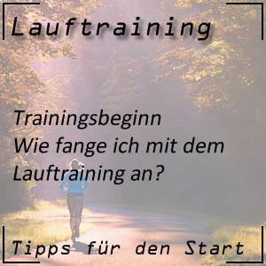 Lauftraining Trainingsbeginn