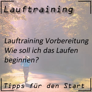 Vorbereitung für das Lauftraining