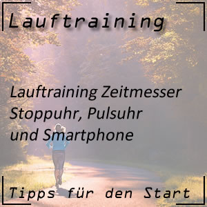 Lauftraining Zeitmesser