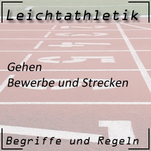 Leichtathletik Gehen Wettbewerbe