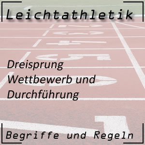 Leichtathletik Springen Dreisprung Durchführung