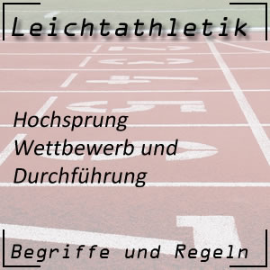 Hochsprung Durchführung