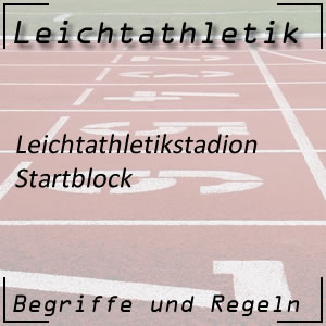 Startblock beim Sprint