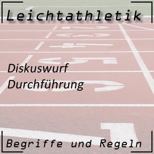 Leichtathletik Werfen Diskuswurf Durchführung