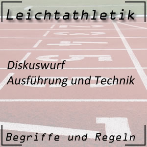 Leichtathletik Werfen Diskuswurf Technik