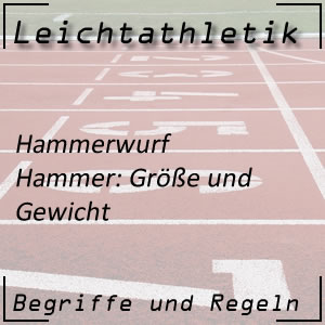 Leichtathletik Werfen Hammerwurf Hammer