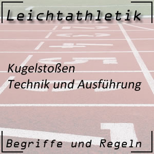 Kugelstoßen Technik