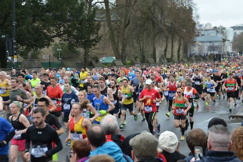 Viele Teilnehmer beim Stadtmarathon