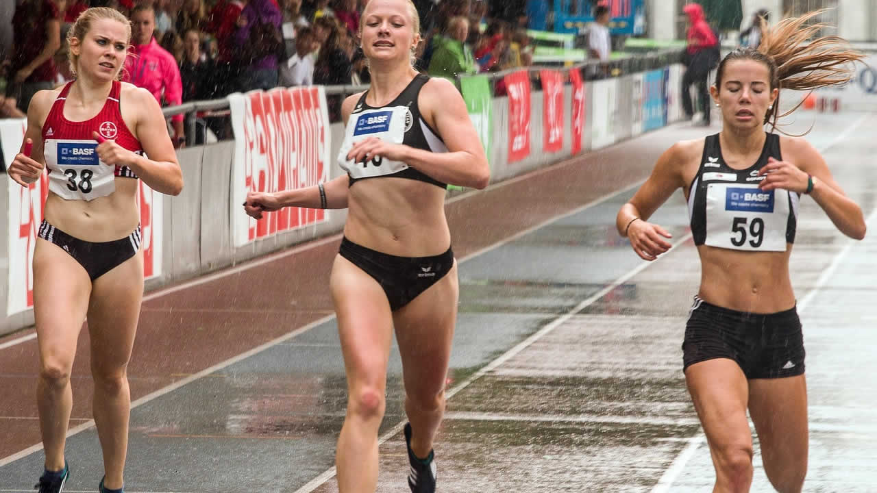 Finale im 400 Meter Sprint