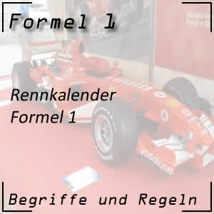 Formel 1 Rennkalender