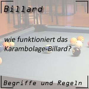 Billard Karambolage Spielart