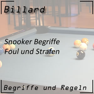 Snooker Foul und Strafen