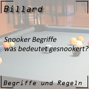 Snooker gesnookert