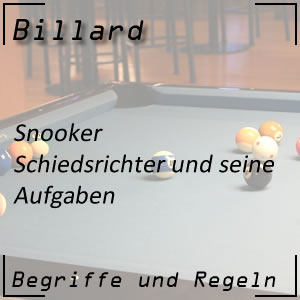 Snooker Schiedsrichter