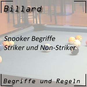 Snooker Striker Non-Striker