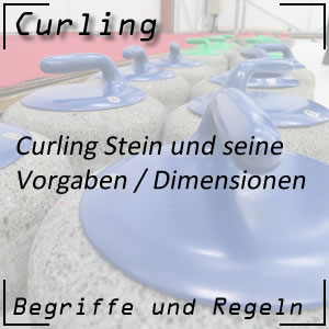 Curling Stein mit Gewicht