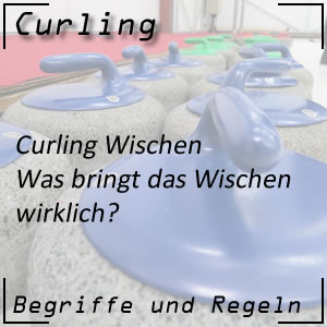 Wischen im Curling