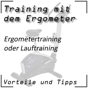 Ergometer oder Lauftraining