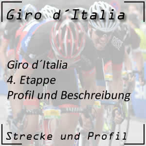 4. Etappe des Giro d'Italia