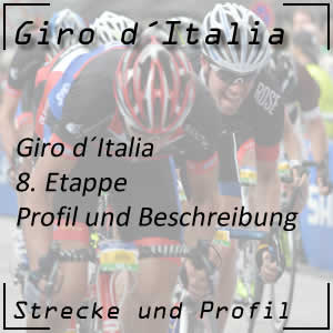 8. Etappe des Giro d'Italia