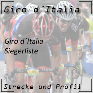 Sieger beim Giro d'Italia