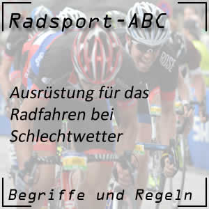 Radfahren bei Schlechtwetter