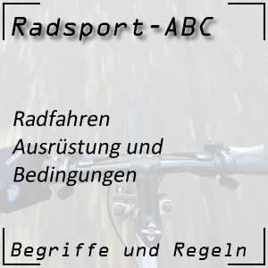Radfahren und Ausrüstung