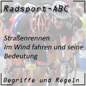 Radsport im Wind fahren