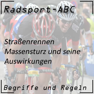 Radsport Massensturz