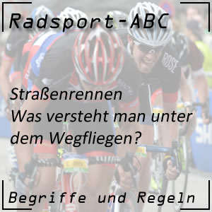 Radsport Wegfliegen