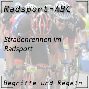 Straßenradsport oder Straßenrennen Radsport