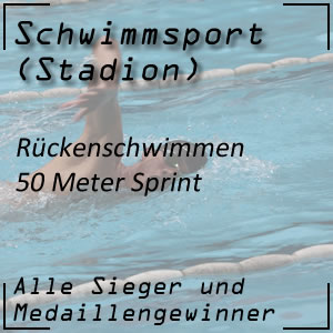 Rückenschwimmen 50 Meter