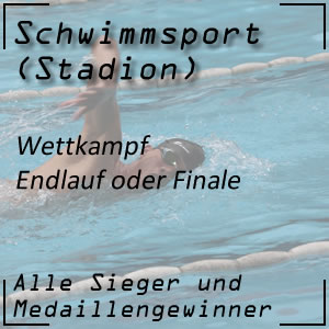 Endlauf im Schwimmbewerb