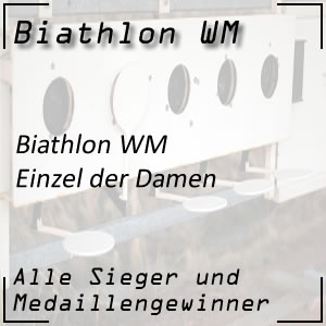 Biathlon WM Einzel der Frauen