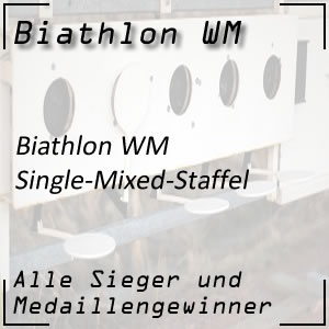 Single-Mixed-Staffel im Biathlon