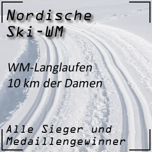 Nordische Ski-WM Langlaufen 10 km der Damen