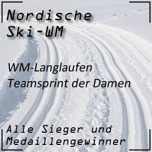 Nordische Ski-WM Teamsprint der Damen