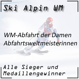 Ski Alpin WM Abfahrt Damen / Abfahrtsweltmeisterinnen