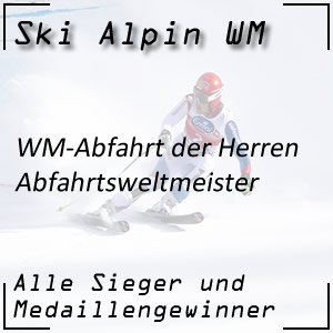 Ski Alpin WM Abfahrt Herren / Abfahrtsweltmeister