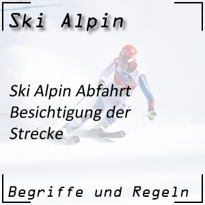 Ski Alpin Abfahrt Besichtigung