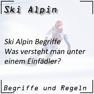 Ski Alpin Einfädler