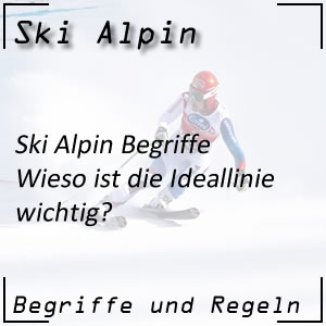 Ski Alpin Ideallinie